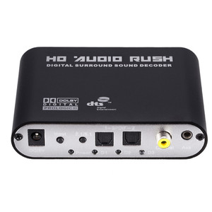 51 Channel DTS AC 3 <strong>Audio</strong> Decoder Digital Optical Coaxial To Analog RAC <strong>Audio</strong> Converter - Product Image 4