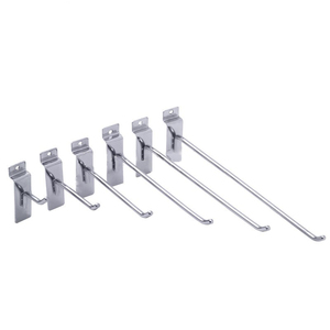 Slatwall Metall haken <span class=keywords><strong>Single</strong></span> Wire <span class=keywords><strong>Display</strong></span> Produkte Slatwall <span class=keywords><strong>Hooks</strong></span> Slatwall Durchmesser