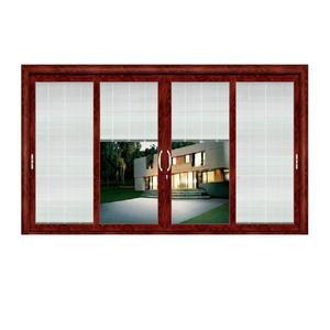 Puertas y ventanas corredizas de aluminio competitivas con persianas integradas de doble acristalamiento - Product Image 1