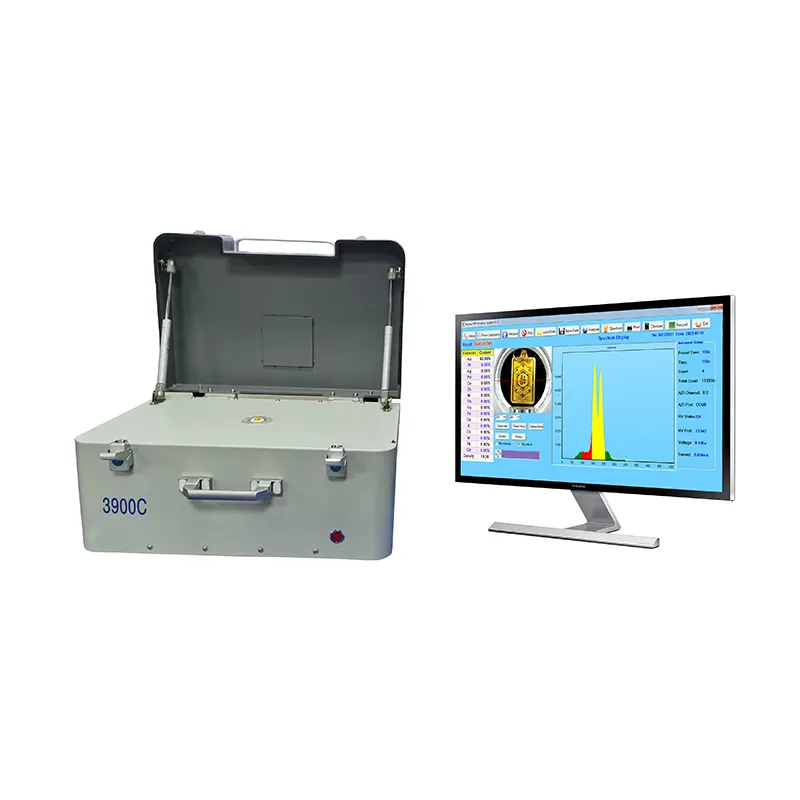 Röntgen fluoreszenz spektrometer Analysator Gold prüfmaschinen XRF Metall analysator Minerals pektro meter Preis