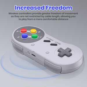 무선 2.4G SNES 게임 컨트롤러 닌텐도 스위치 PC 윈도우 라즈베리 파이 MAC SNES SFC 용 SNES 및 USB 어댑터 - Product Image 5
