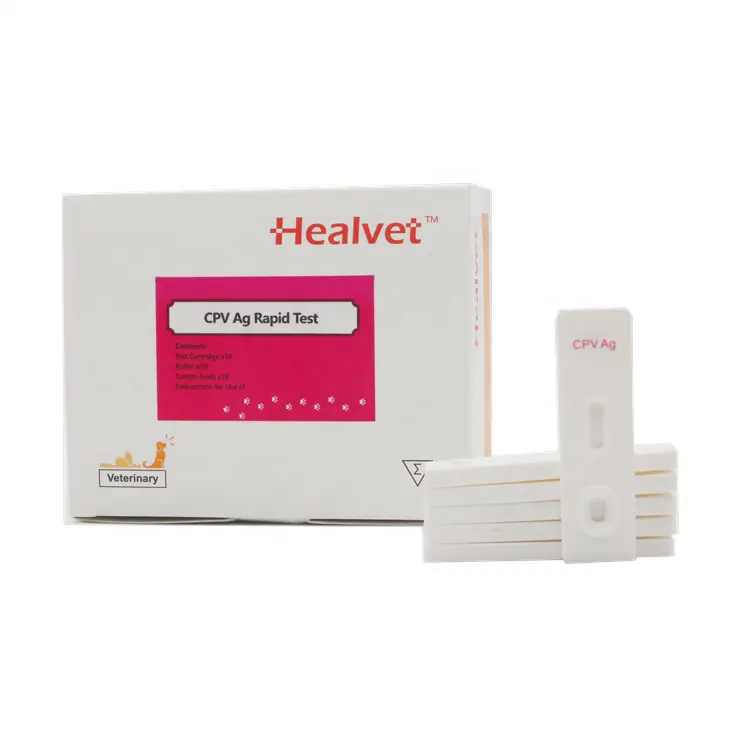 Hoge Kwaliteit Dierenarts Diarree Canine Parvovirus Snelle Test Kit Cpv Testen