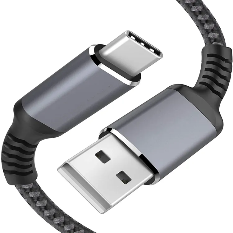 Typ C-C Zubehör Metall Telefon Hersteller Nylon Mobile Herstellung 3 Ladegerät 2 USB-Kabel 1 M