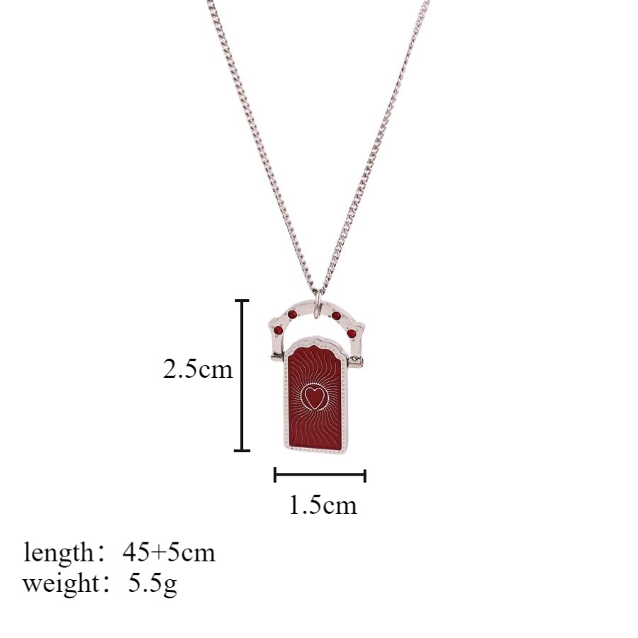 Silver love-necklace