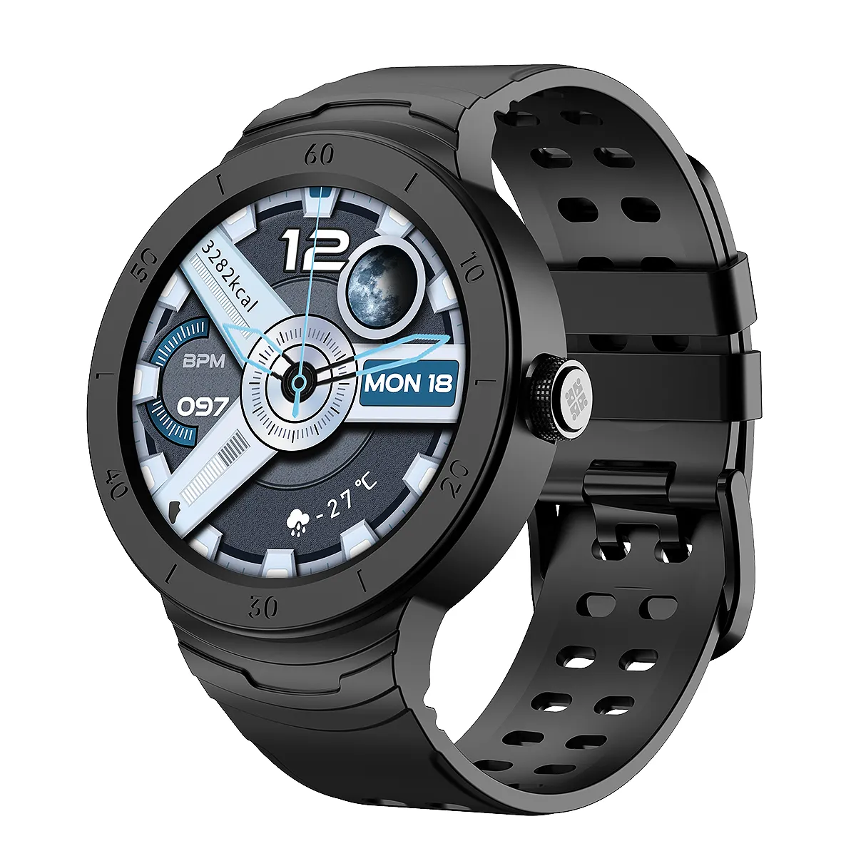 Fabrika fiyat 1.43 inç dokunmatik ekran BT çağrı IP67 akıllı saat spor açık akıllı saat iOS cevap çağrı takvim uyku Tracker