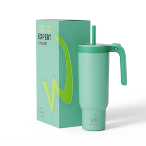 2025 yeni tasarım bir basın açık kahve araba bardak Tumbler paslanmaz çelik - Product Image 1