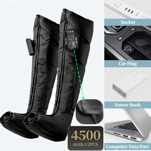 Kablosuz Kompresyon İyileştirme Botları Ayak Baldır ve Bacak Masaj Botları Kan Dolaşımı Hava Kompresyonlu Bacak Masaj Aleti - Product Image 5