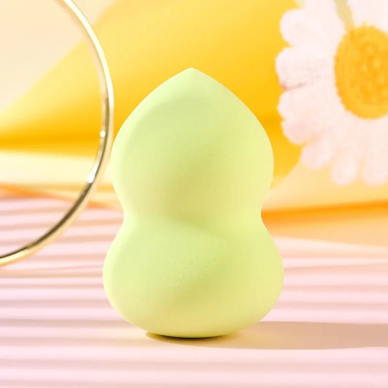 Bulk Oval Flat Latex Beige Ultra Soft Makeup Body Egg Material Sponge Case Contour Super Soft Beauty Make Up Sponge Custom Logo