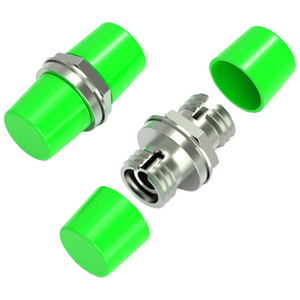 FC/APC FC/APC küçük d-tipi yuvarlak Fiber optik adaptör flanşı, CATV/5G telekom için Grade a seramik kılıf - Product Image 1