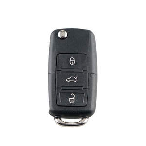 Flip oto araba anahtarı 3 düğmeler 433MHz ID48 çip Fob uzaktan anahtar Golf MK6 Polo Jetta koltuk Skoda beetle fcc id 1K0959753G