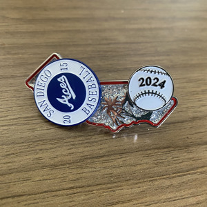 Factory Custom <strong>Spin</strong> Rotating Funny Rotation Design Spinning Enamel Pin - Product Image 1