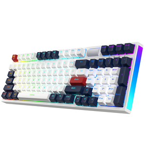 TOPSTYLE-Teclado de escritorio con Bluetooth, caja de ABS con retroiluminación RGB, logotipo OEM, paquete de caja de Color, 101 teclas, USB 2,0 - Product Image 3