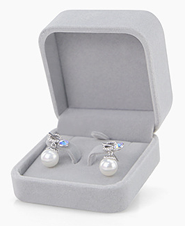 Caja para pendientes de botón de 7*7*4 cm