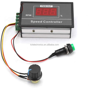 Digital Display <strong>PWM</strong> <strong>DC</strong> <strong>Motor</strong> <strong>Speed</strong> Regulator 6V12V24V48V Stepless <strong>Speed</strong> Switch <strong>Controller</strong> Display case - Product Image 1