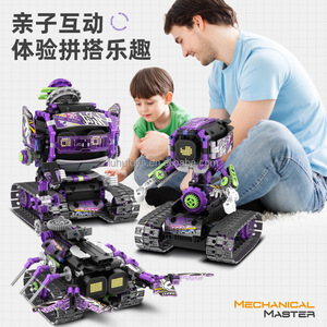 <strong>Technical</strong> Intelligent 3-in-1 Robot APP Remote Control Bricks Building Blocks <strong>Programming</strong> Toys for Kids Boy Gift Educational 5058 - Product Image 2