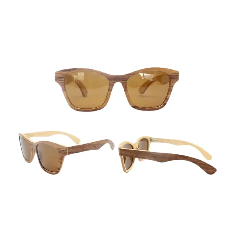 Vendita calda nuovissimi occhiali da sole polarizzati di design in legno di bambù in legno italia