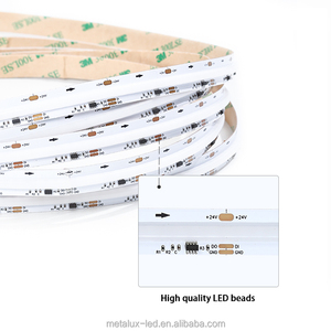 Custom WS2811 แอดเดรส RGB ดิจิตอลพิกเซลแสง 24V 720LEDs สีไล่ล่า SPI กันน้ํา COB LED Strip Backlight สําหรับบ้าน - Product Image 2