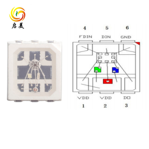 Hızlı inşa 2835 üç renkli led diyot IC/yavaş yavaş yanıp sönen 2835 RGB smd led çip yanıp sönen solma smd led çip - Product Image 2