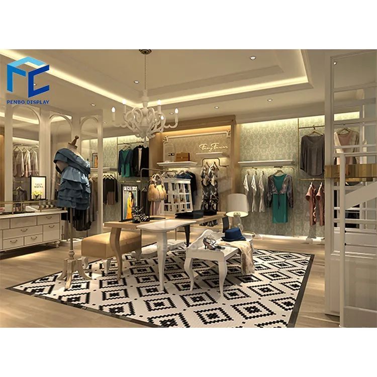 Fashion Boutique Store Layout negozio di stoffa Design di mobili per negozio di abbigliamento