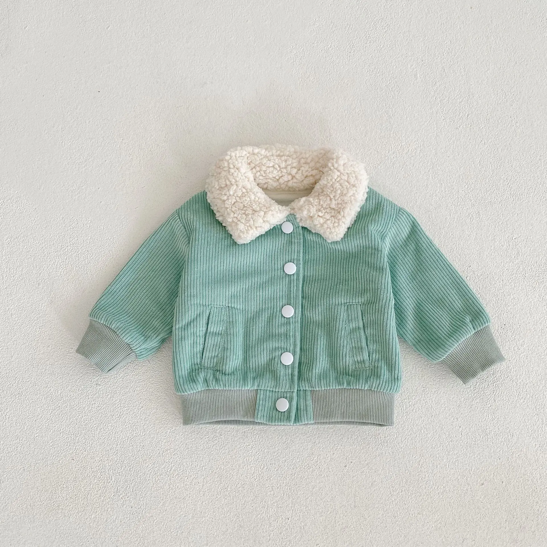 Chaquetas de pana para niños, abrigo, traje para niño y niña, prendas de vestir para bebé recién nacido, trajes para niños pequeños de 0 a 3 años, otoño e invierno, 2022