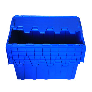 Plastic Moving Boxes <strong>Nested</strong> and Stacked Storage Crates Plastic Storage <strong>Container</strong> - Product Image 1