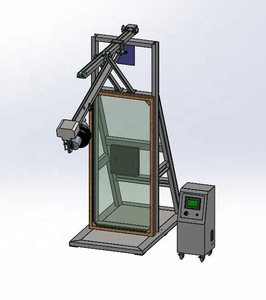 Tester di impatto automatico del pendolo di vetro di sicurezza con il doppio dispositivo d'urto della gomma 220V macchina elettronica di prova di impatto - Product Image 3