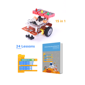 Mars Rover Educational Robot Kit Kompatibel mit Arduino IDE 15 in 1 Forms Robot Smart Kit Auto Elektroauto für Kid Coding Toy