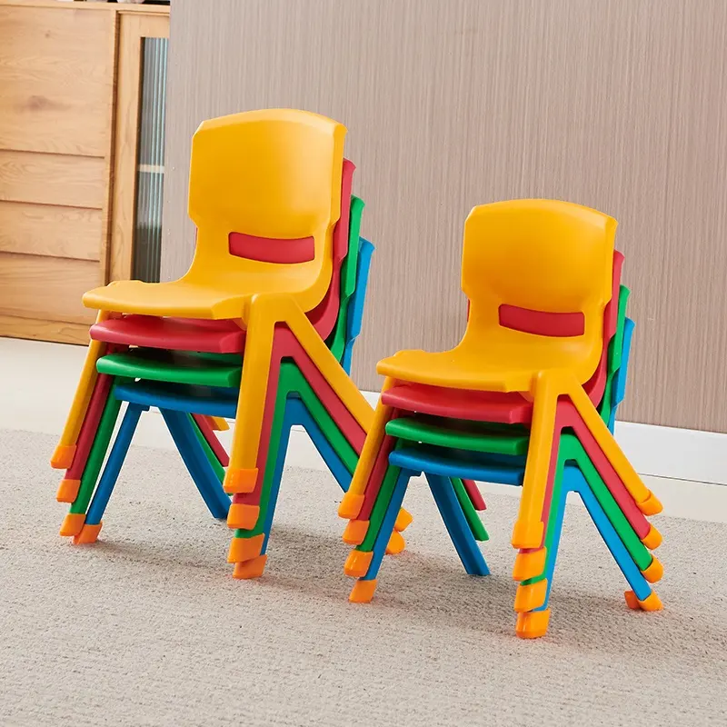 Asiento apilable para bebé, silla de plástico para niños pequeños, para escuela preescolar, superventas