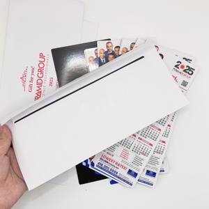 Ucuz çevre dostu posta çin reklam promosyon 2025 2026 DL takvim mıknatıs ile zarf - Product Image 3