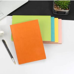 LOGO Planner College A5 Bloc de notas personalizado cubierta suave Pu cuero Business A6 Binder Notebook Bullet Agenda diario calendario cuaderno para estudiantes - Product Image 4