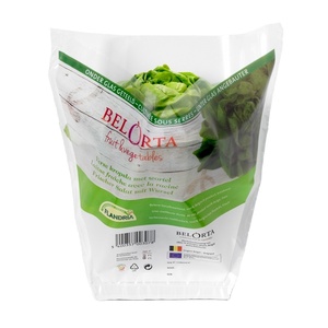 CPP OPP LDPE Green leef ผัก apium เล็กแบนกระเป๋าทรงกรวย - Product Image 6