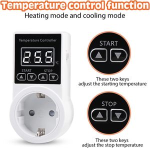 Nhiệt ổ cắm sưởi ấm nhiệt kỹ thuật số điều khiển nhiệt độ với cảm biến không thấm nước nhiệt sưởi ấm cho nhà kính - Product Image 5