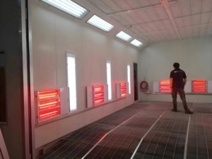 Bên trong 26.3*13.8 * 9.2ft sang trọng xe phun sơn gian hàng với động cơ đồng & lớn Kính Cổng Chính 8m * 4.2m chống cháy phun gian hàng - Product Image 6