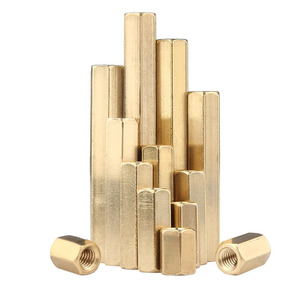 M2 M2.5 <strong>M3</strong> M4 M5 M6 Brass <strong>Coupling</strong> Hex Nuts Female to Female Pcb Hex Long Nut - Product Image 6