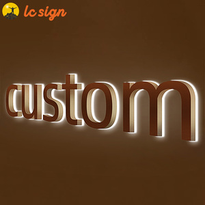 3D Stainless Steel Từ Dấu Hiệu Acrylic Led Thời Trang Quảng Cáo Frontlit Epoxy Resin Thư Kênh Soign - Product Image 6