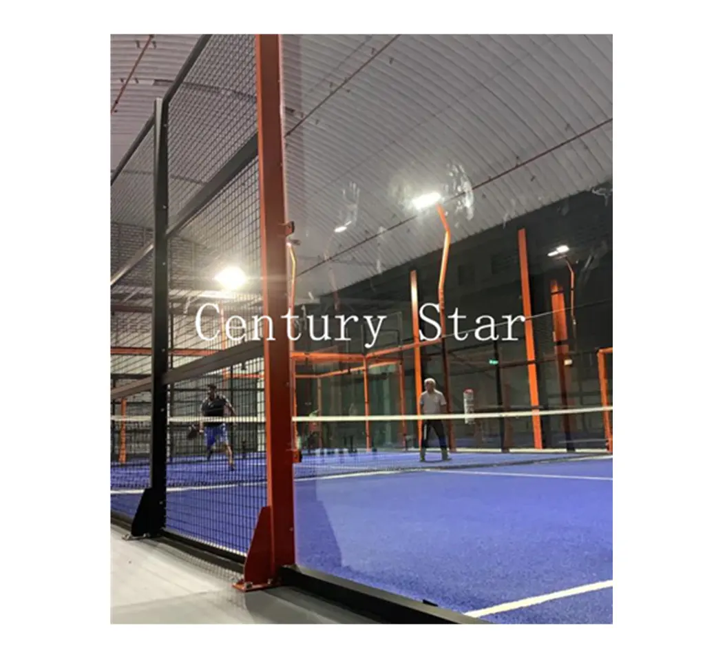 Thiết Bị Sân Tennis Sân Thể Thao Chuyên Nghiệp Lồng Hàng Rào Với Ngôi Sao Thế Kỷ Thép
