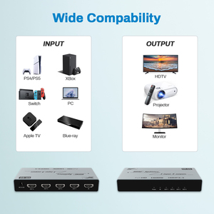 Fábrica verificada Ture 8K 4K 1X4 1 Entrada 4 Salida HDMI Splitter 1 en 4 Puerto de salida 4K HDMI Distribuidor para HDTV Xbox - Product Image 3