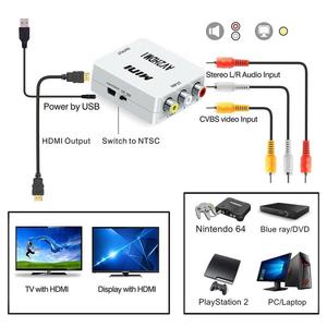 Factory Price Mini AV to <strong>HDMI</strong> Converter Box for Analog Composite RCA <strong>Input</strong> to <strong>HDMI</strong> Converter Adapter Scaler to 720P 1080P