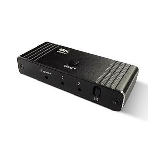 Conmutador HDMI bidireccional de 8K, 2 puertos, transmisión bidireccional, divisor de conmutador 2x1 HDMI2.1, 2 en 1 salida