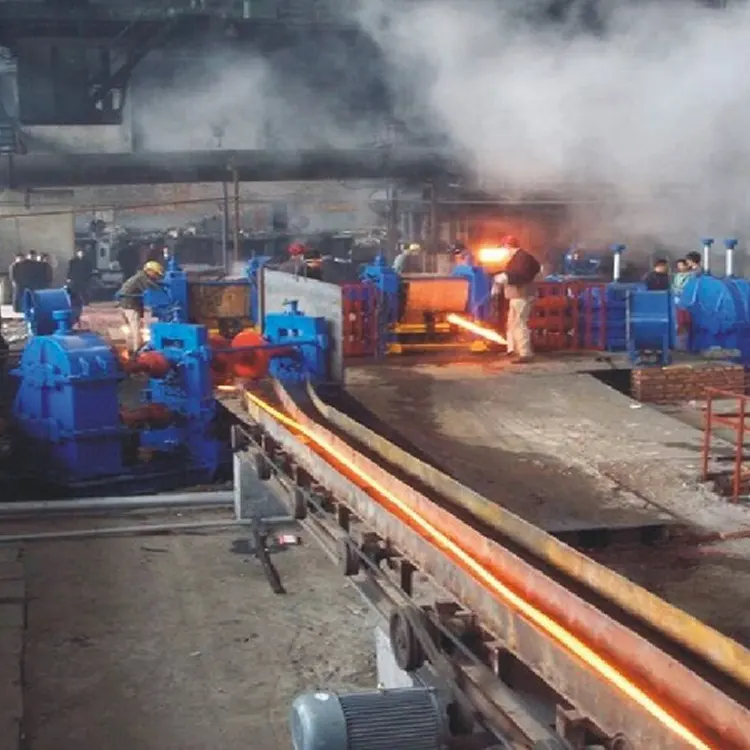 Precio del fabricante de ángulo de acero laminado en caliente de acero máquina de fabricación de barras de refuerzo para chatarra de acero línea de producción