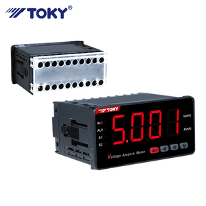 TOKY 2 Loop Panel Meter mit Alarm ausgang 4-20mA Analog-und DI-Eingang Digital anzeige Ampere & Spannungs messer