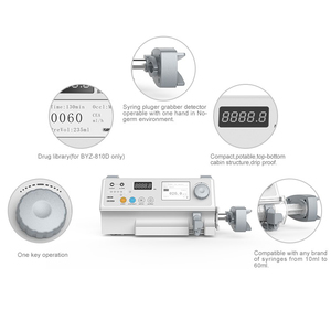 ปั๊มเข็มฉีดยาสัตวแพทย์แบบพกพาสำหรับการฉีดเส้นเลือดสัตว์ปรับเทียบเครื่องมือที่ใช้งานง่ายโดยอัตโนมัติ - Product Image 6