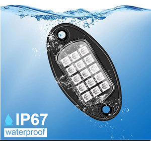 ジープオフロードトラックボートミュージックシンクUndergolw4/6/8 In1BluetoothAPPコントロールカーシャーシライト用15LEDSRGBLEDロックライト - Product Image 5