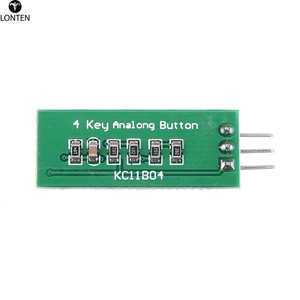 Ardumega2560 için Lonten 10 adet/grup tuş takımı 4 düğme anahtar modülü anahtarı klavye MEGA2560 Breadboard