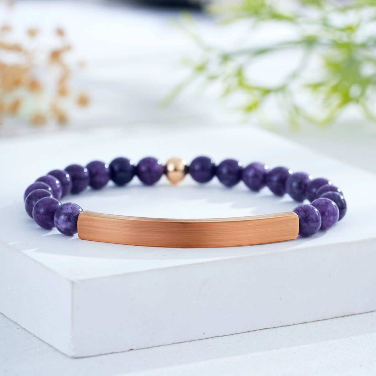 Rose gold+Purple