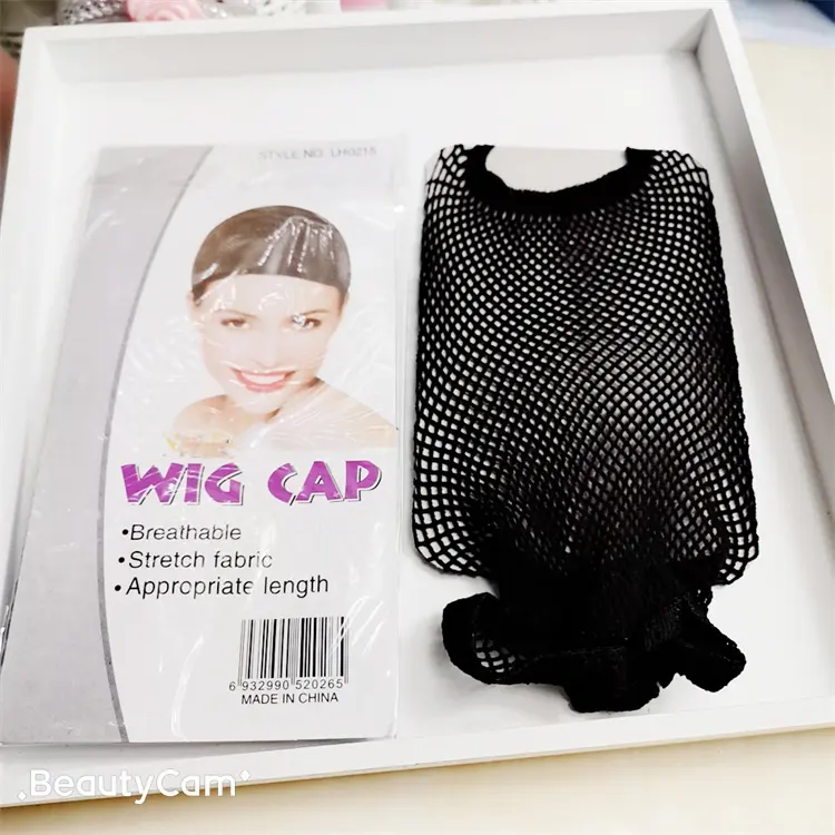 Retine per capelli di buona qualità Mesh Weaving parrucca nera retina per capelli che fa Caps tessitura parrucca Cap reti elastiche per capelli negozio di capelli non extar