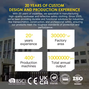 An ninh Áo khoác xây dựng cảnh báo khả năng hiển thị cao làm việc quần áo phản quang tín hiệu thiết bị an toàn phản quang vest - Product Image 3