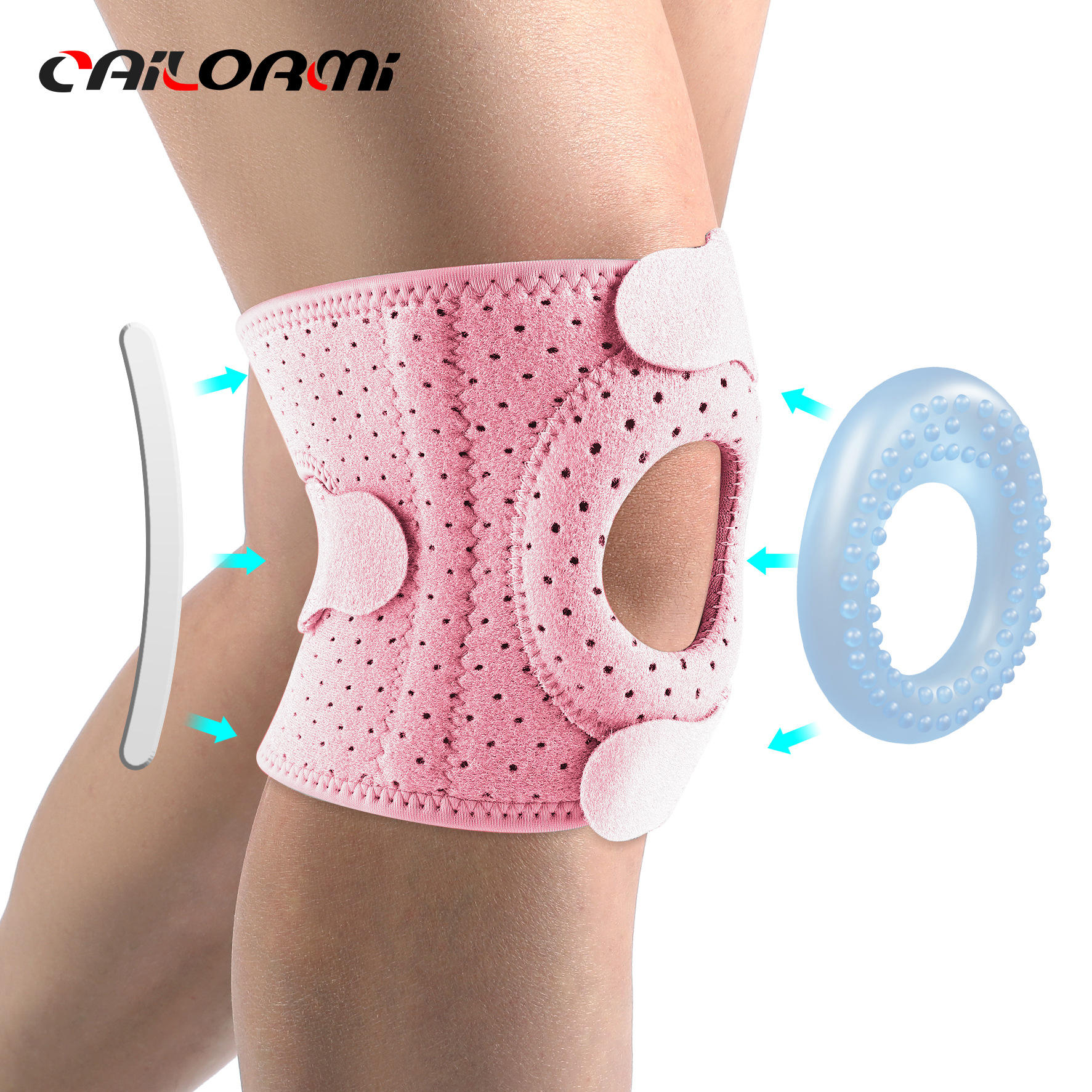 Bande rotulienne rose-trigéminale/simple