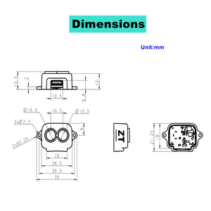 Одноточечный лидар TF Luna 0,2 М ~ 8 м - Product Image 2