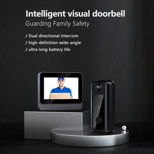 2.4G Wireless Smart Video ad alta definizione di monitoraggio 4.3 pollici IPS interfono bidirezionale campanello per Villa Home Office - Product Image 6